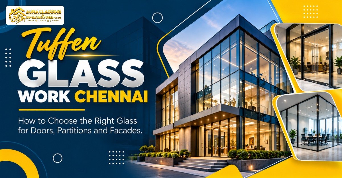 Toughened Glass Designs for Doors, Partitions and Facades