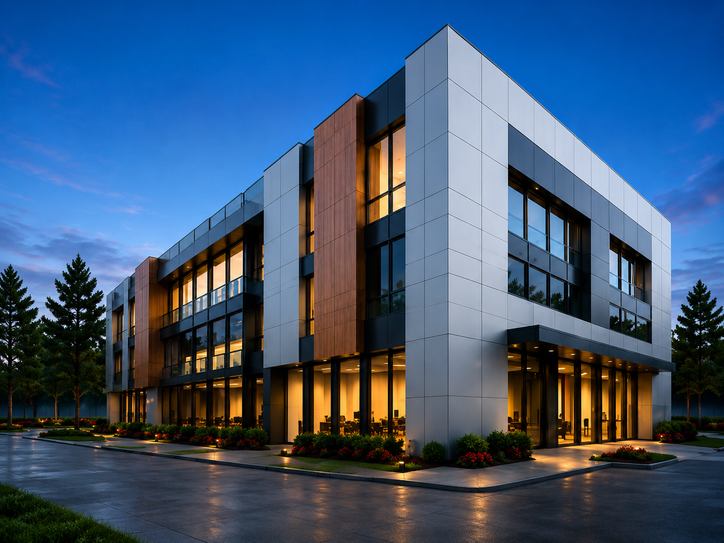 Exterior Glazing Building
